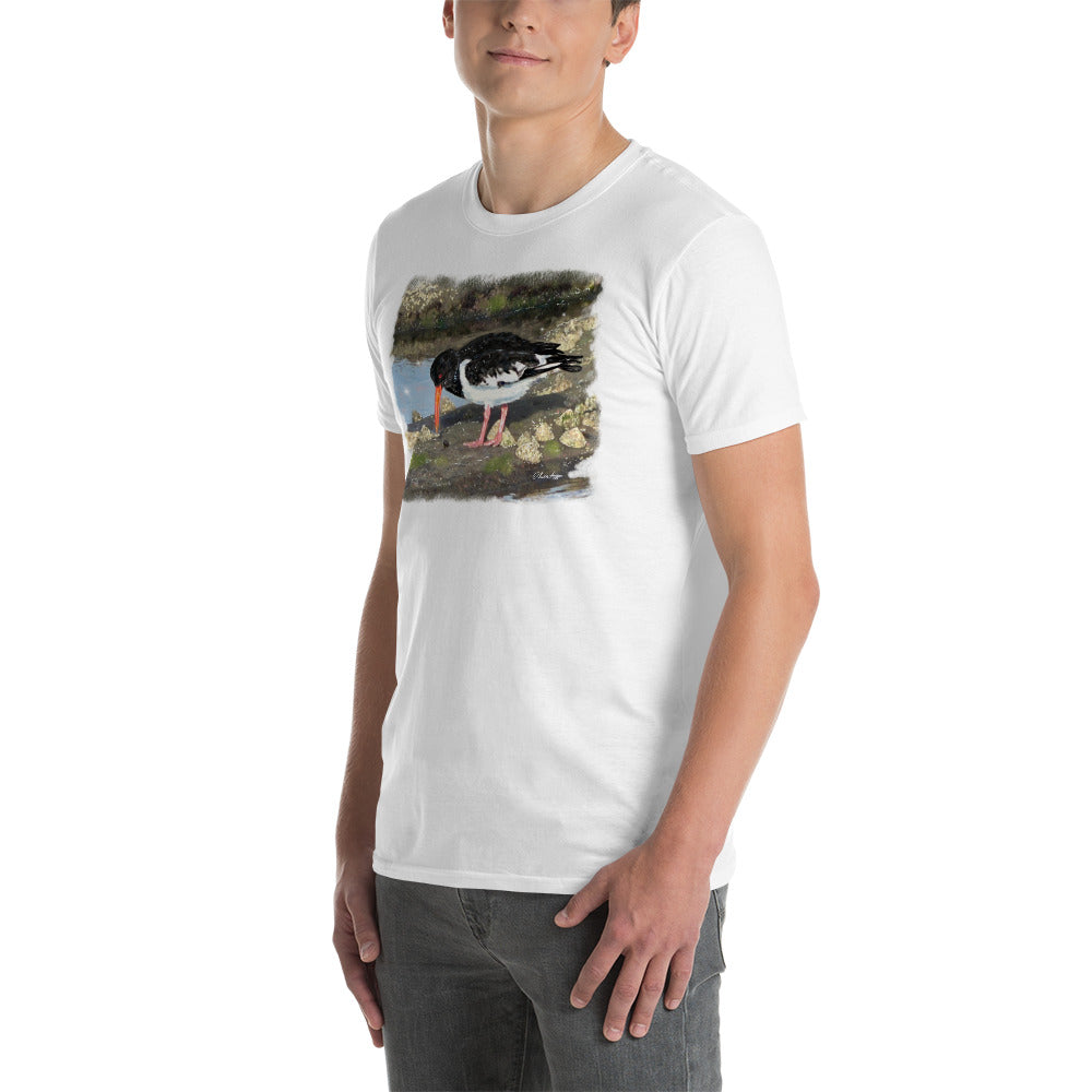 'Oystercatcher on the Rocks' Short-Sleeve Unisex T-Shirt