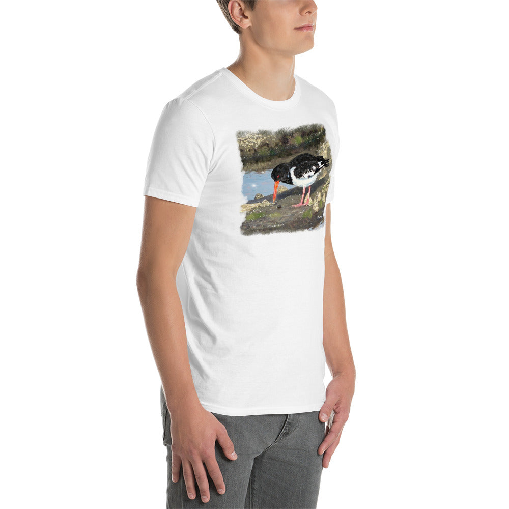 'Oystercatcher on the Rocks' Short-Sleeve Unisex T-Shirt